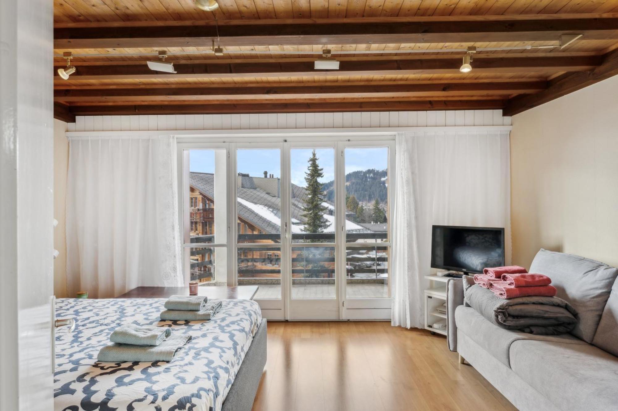 Triplex In Villars Centre With Parking Εξωτερικό φωτογραφία